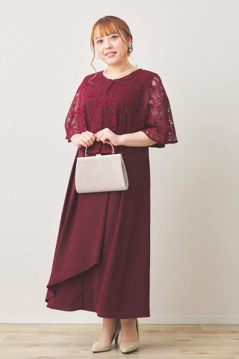 ワインレッド Select Shop ドレス