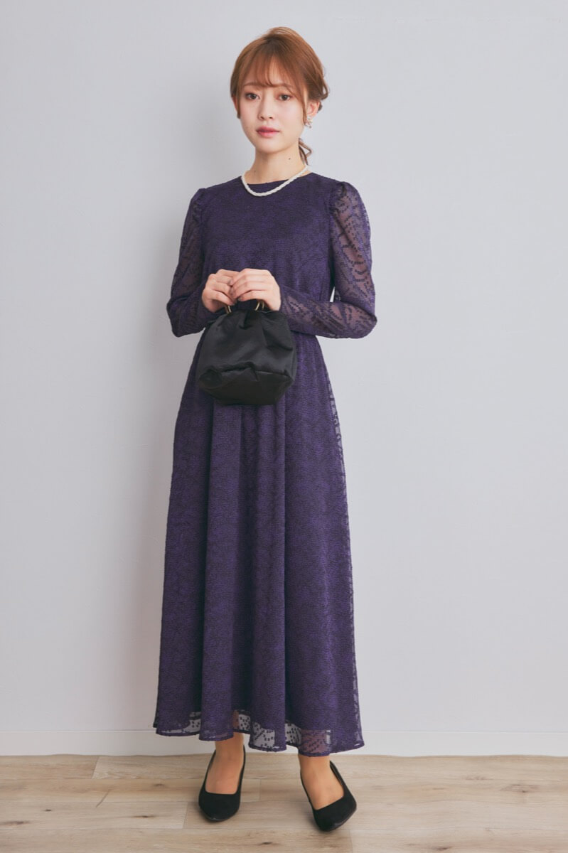 パープル kaene ドレス