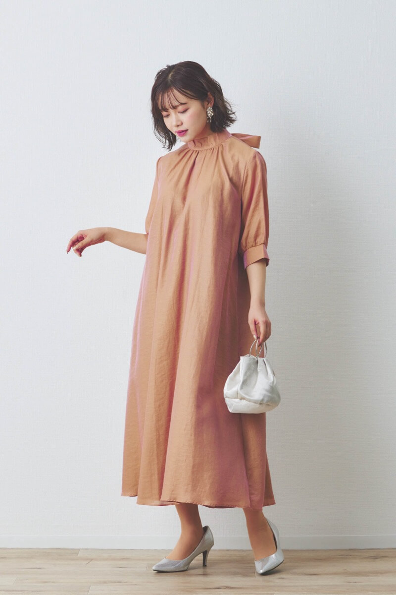 オレンジ kaene ドレス