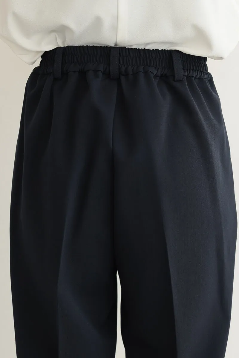 ネイビーのクルーネックジレセレモニーセット