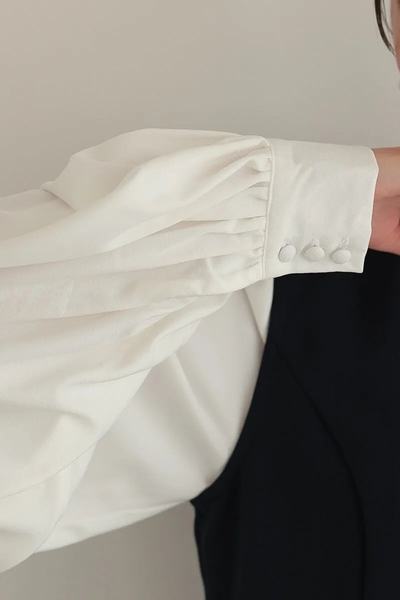 ネイビーのクルーネックジレセレモニーセット