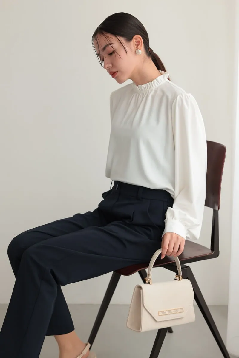 ネイビーのクルーネックジレセレモニーセット