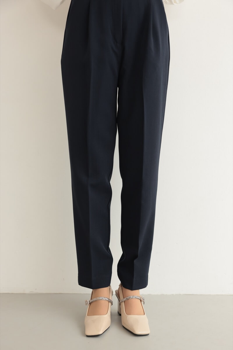 ネイビーのクルーネックジレセレモニーセット