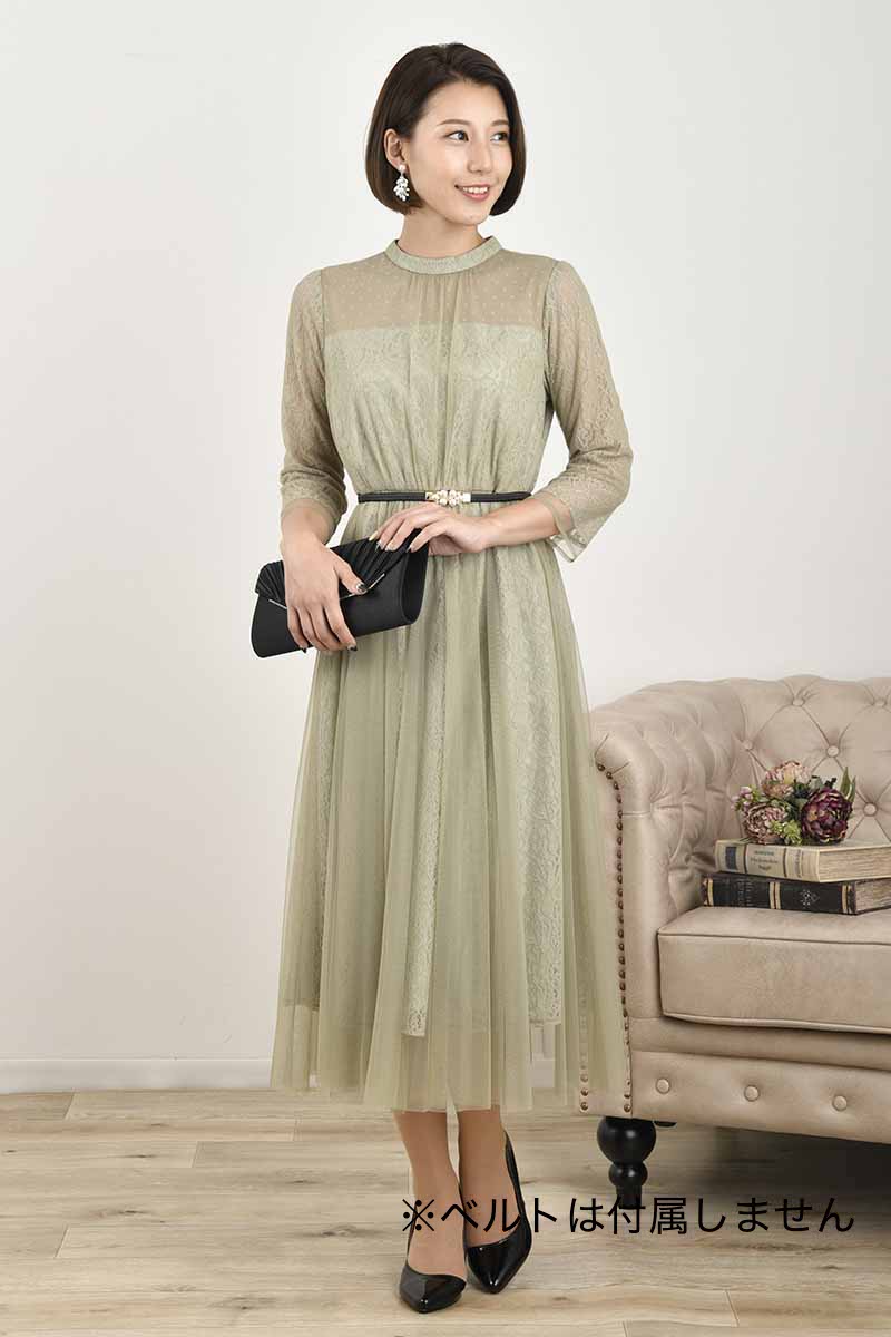 ブラックのパールとラインストーンのウエストマークベルト