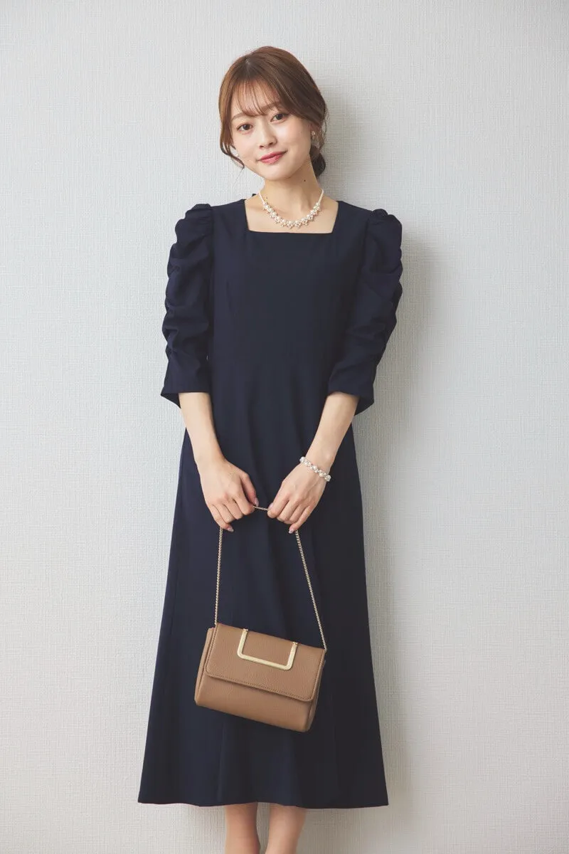 パールとゴールドビジューのネックレス