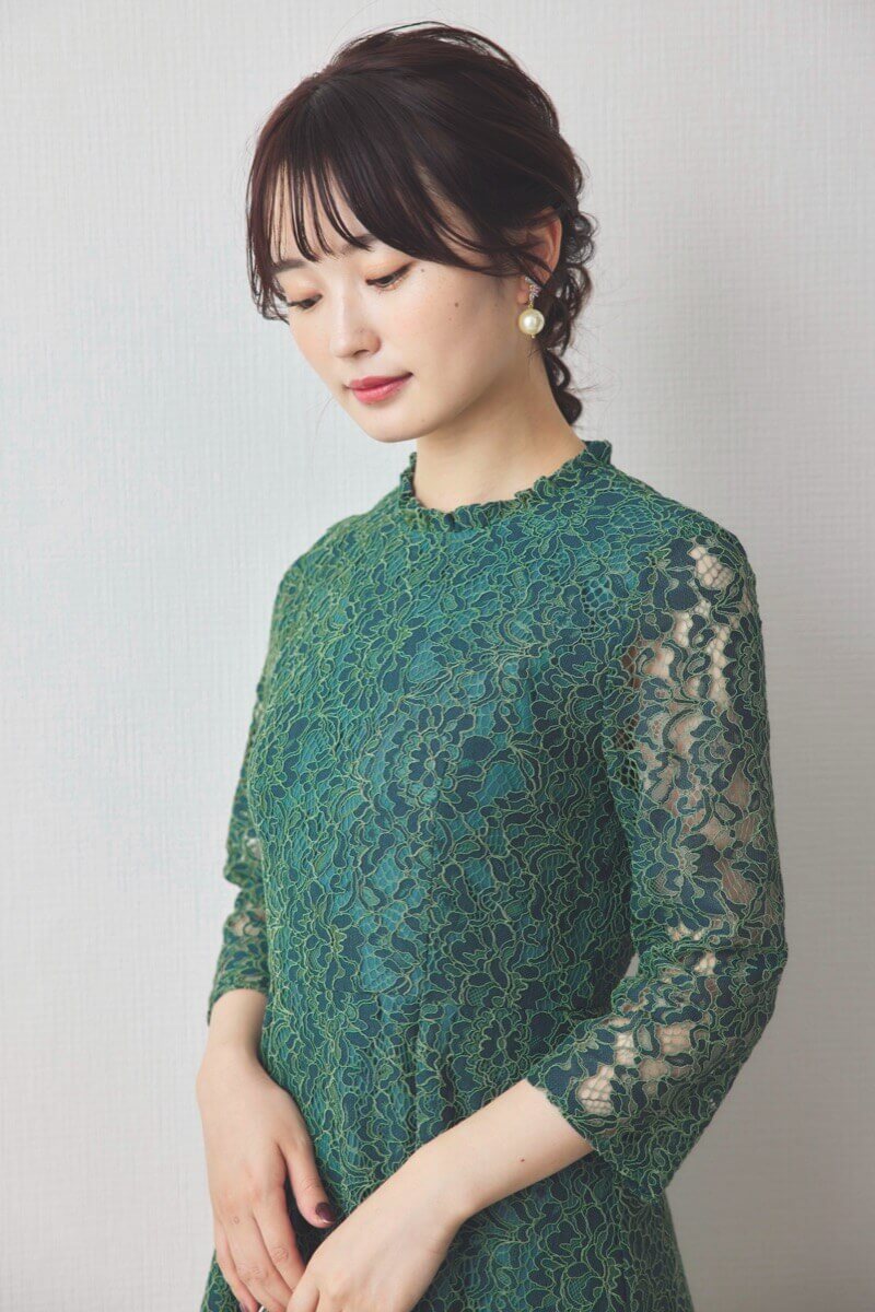 キュービックジルコニア×1粒パールのイヤリング