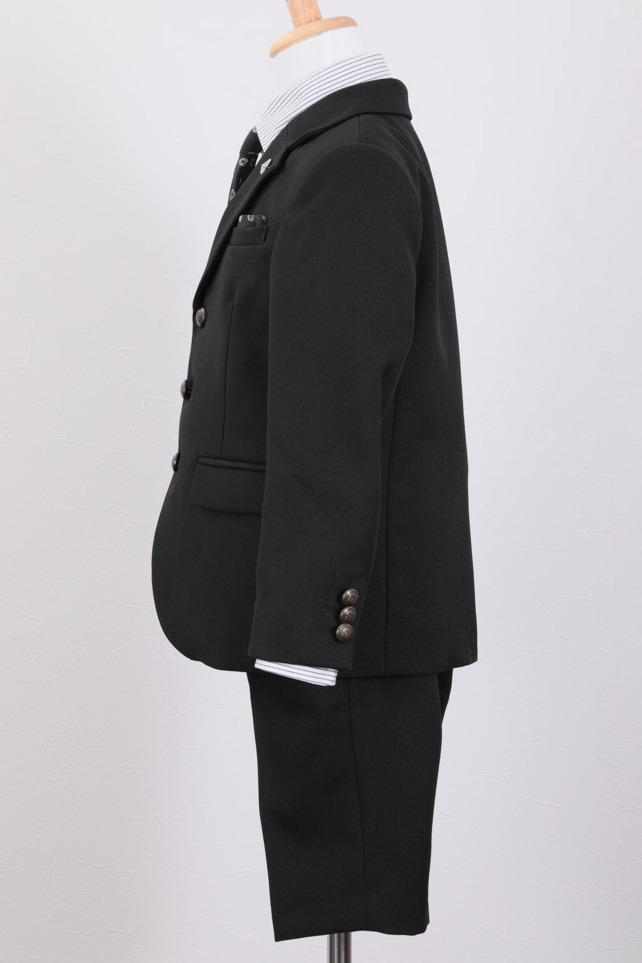 ブラックのクラシックキッズフォーマルセット