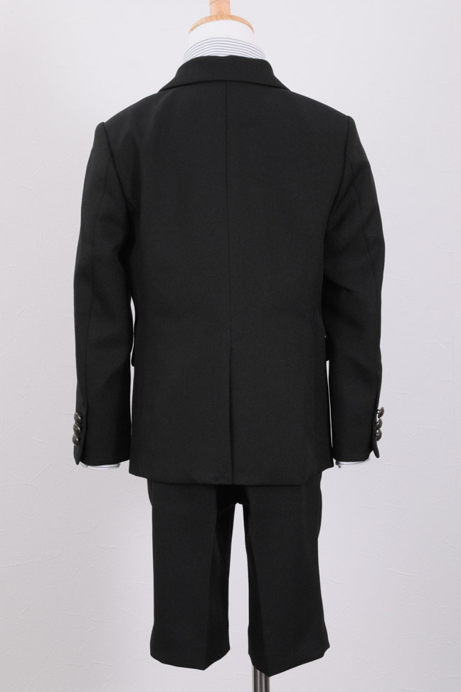 ブラックのクラシックキッズフォーマルセット