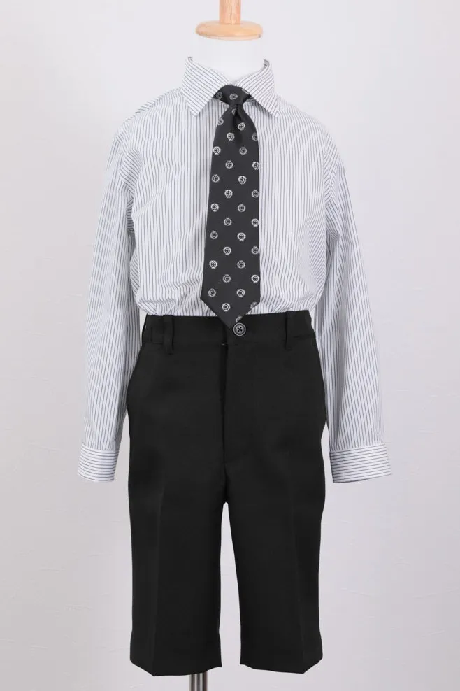 ブラックのクラシックキッズフォーマルセット