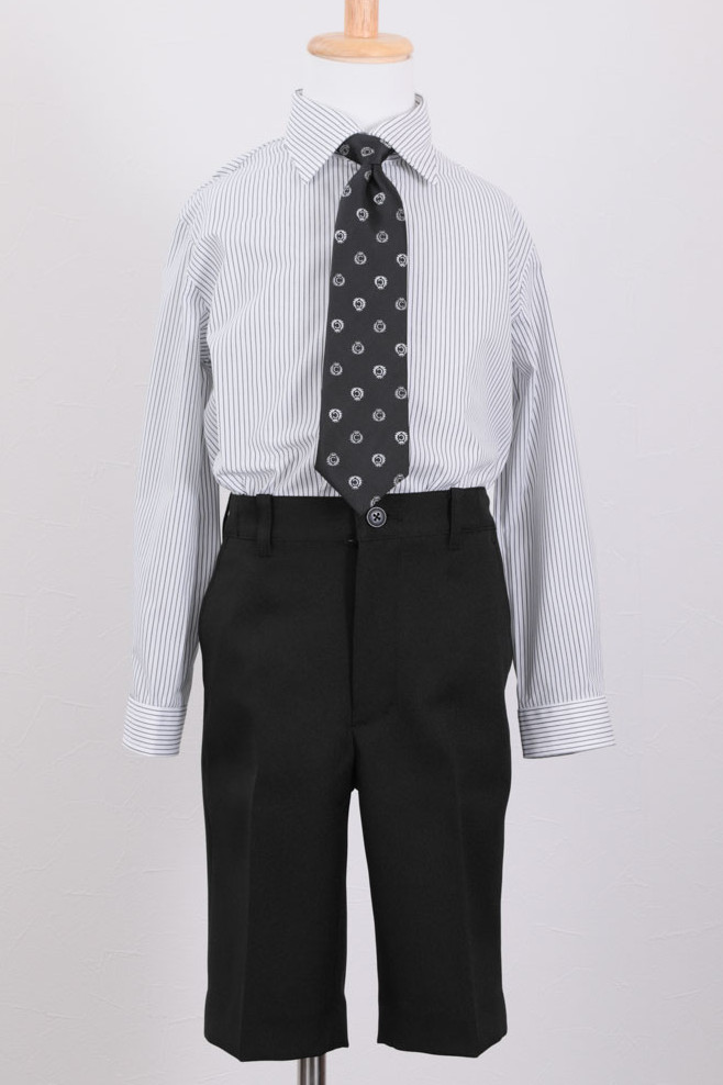 ブラックのクラシックキッズフォーマルセット