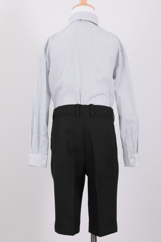 ブラックのクラシックキッズフォーマルセット