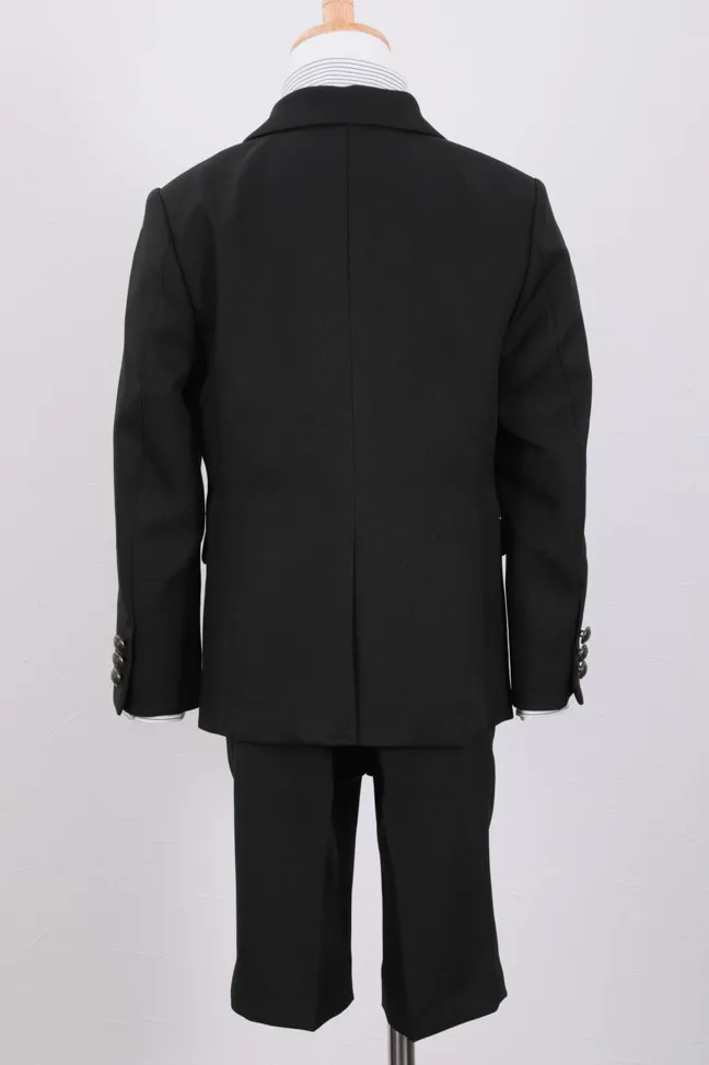 ブラックのクラシックキッズフォーマルセット