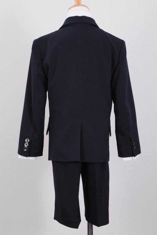 ネイビーのスタイリッシュキッズフォーマルセット