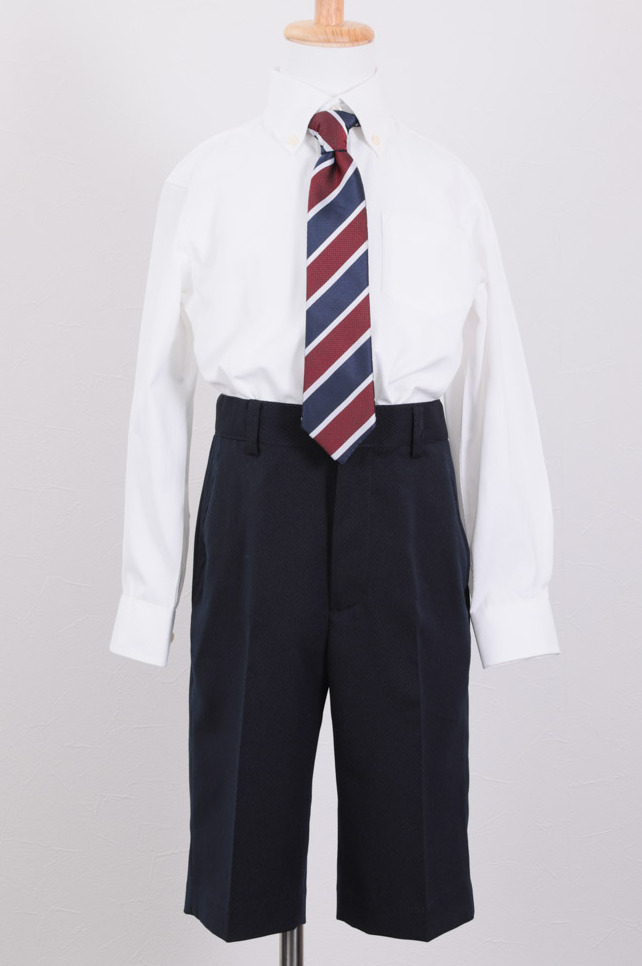 ネイビーのスタイリッシュキッズフォーマルセット