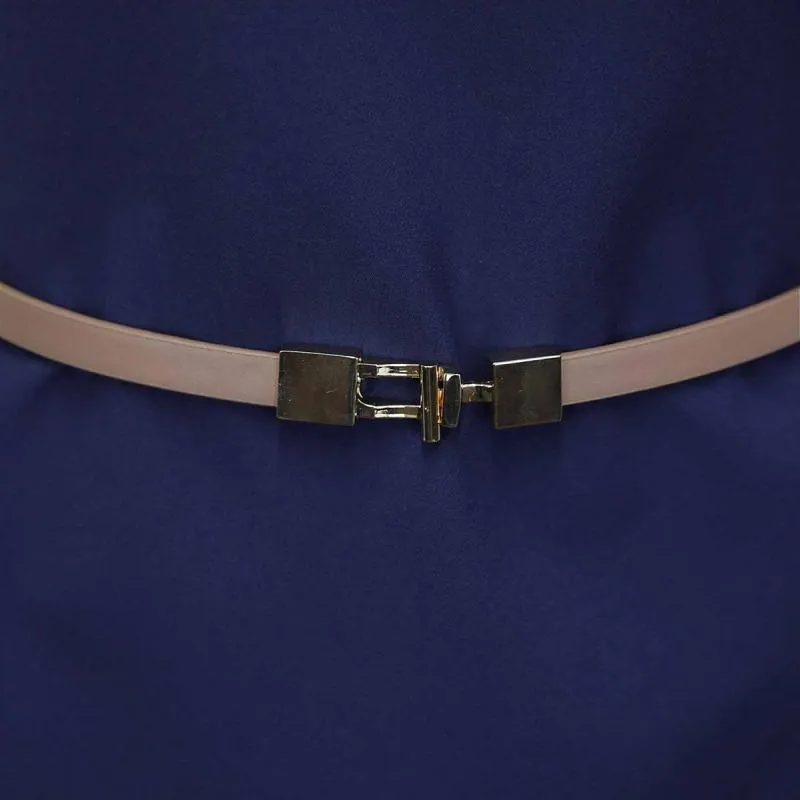 グレージュのスライド式ベルト