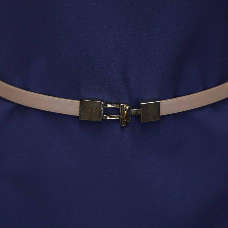 グレージュのスライド式ベルト