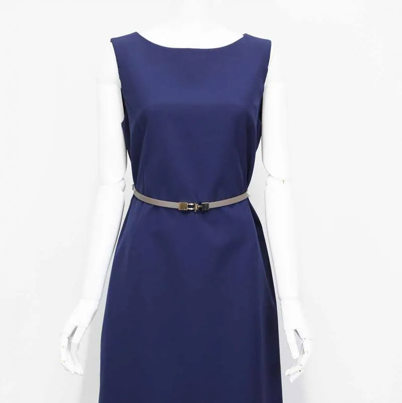 グレージュのスライド式ベルト