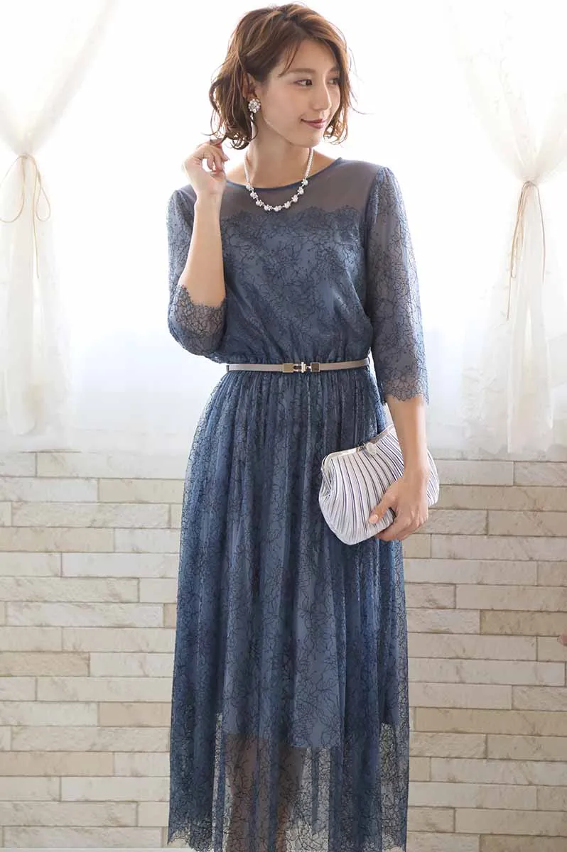 グレージュのスライド式ベルト