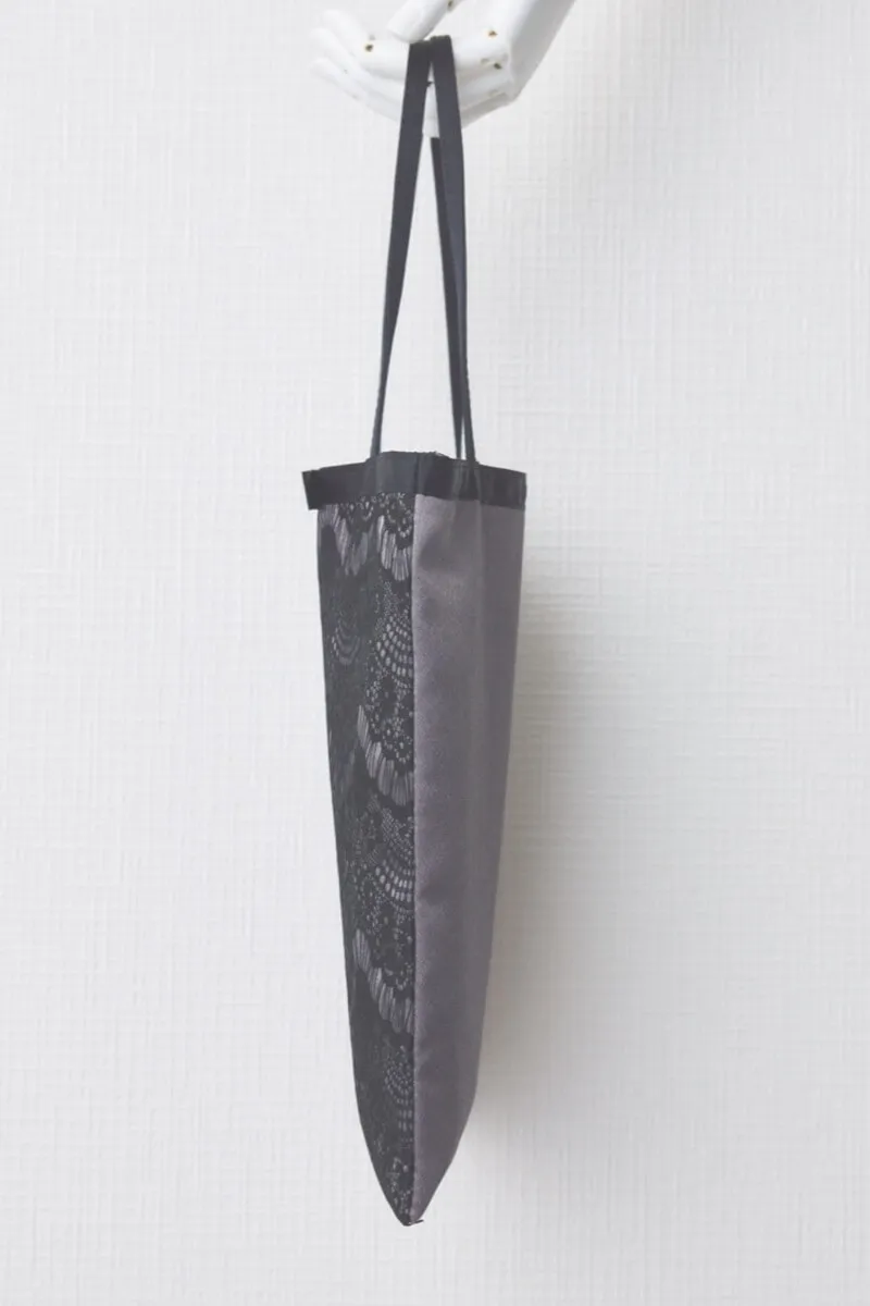 ブラックスカラップレースサブバッグ