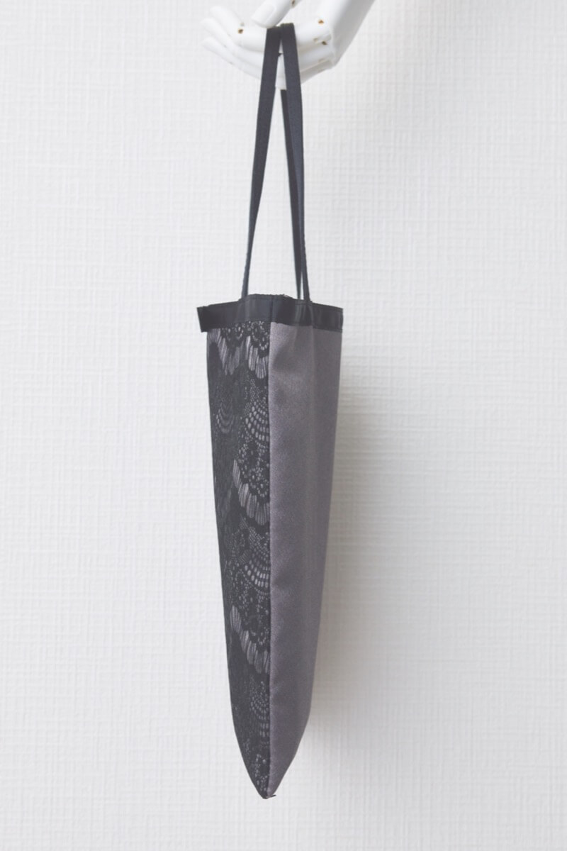 ブラックスカラップレースサブバッグ
