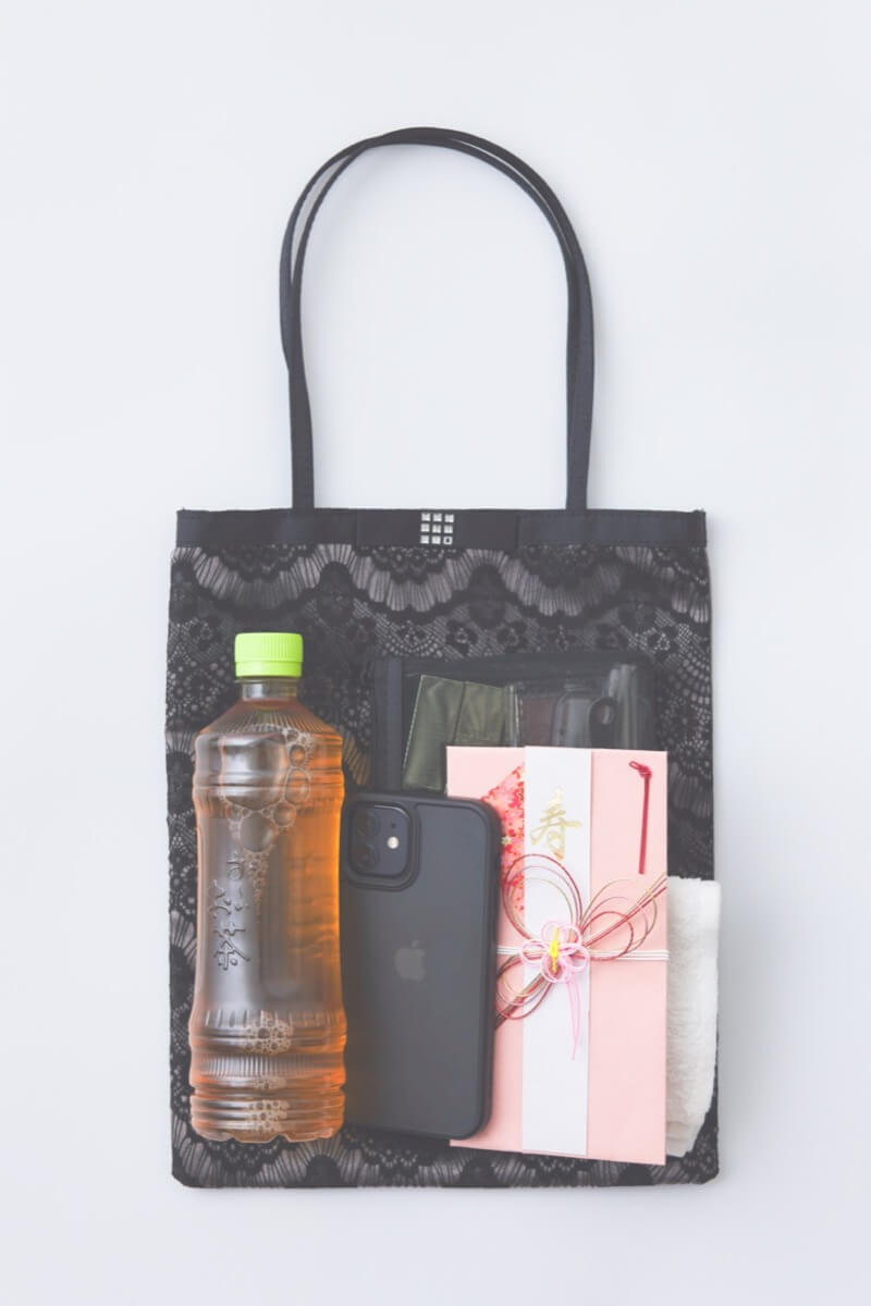 ブラックスカラップレースサブバッグ