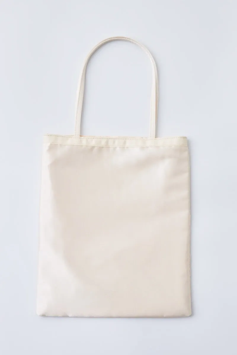 ベージュスカラップレースサブバッグ