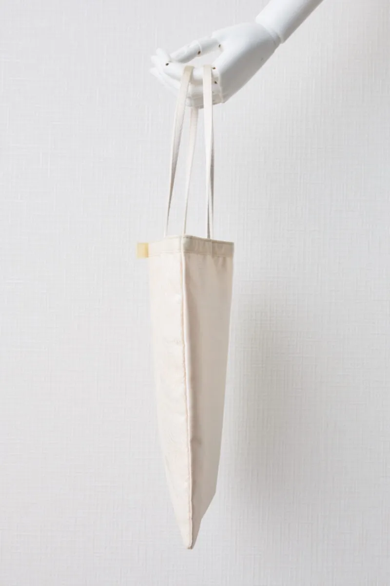 ベージュスカラップレースサブバッグ