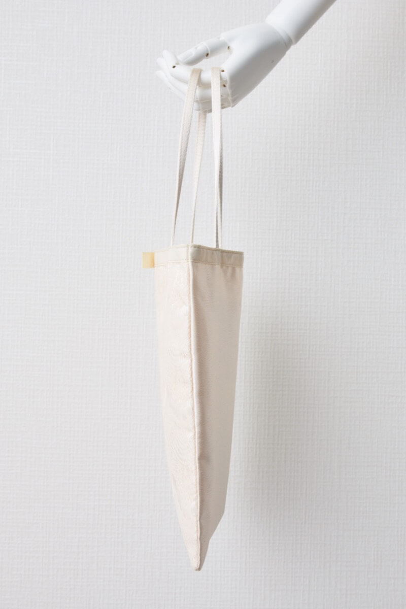 ベージュスカラップレースサブバッグ