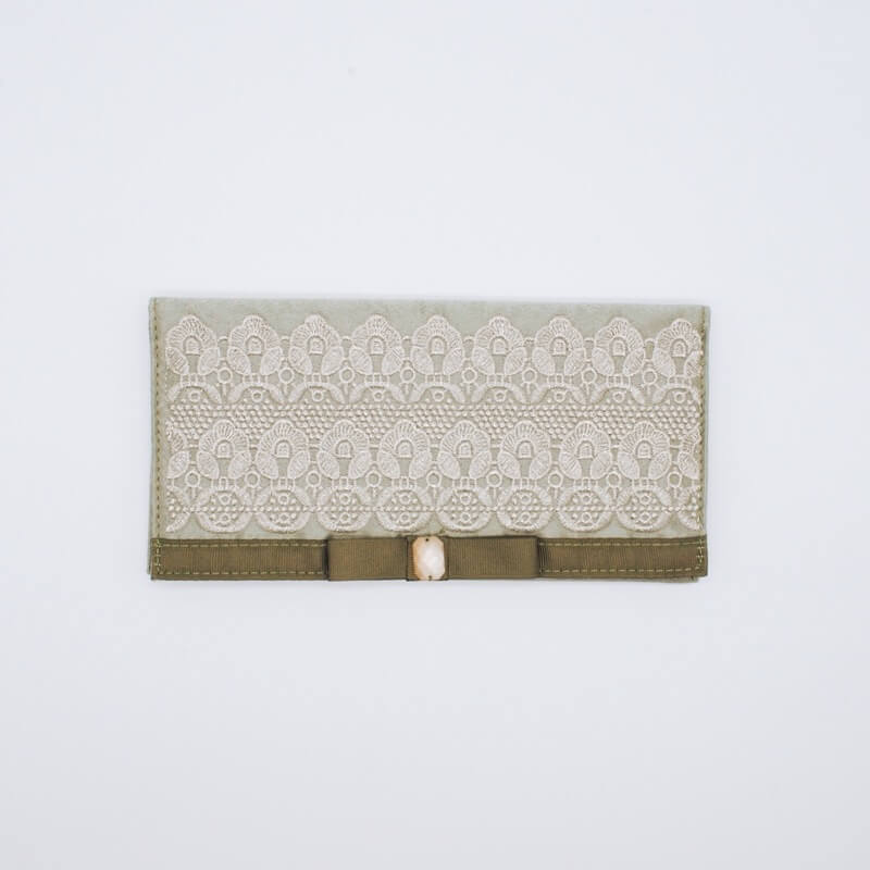 エンブロイダリーふくさ　グリー