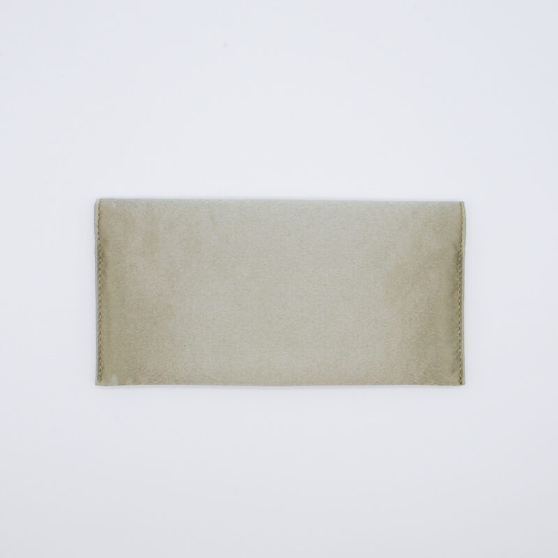 グリーンのエンブロイダリーふくさ