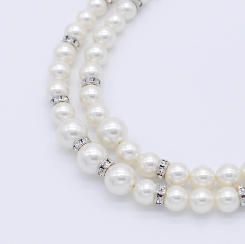 パールの2連ネックレス