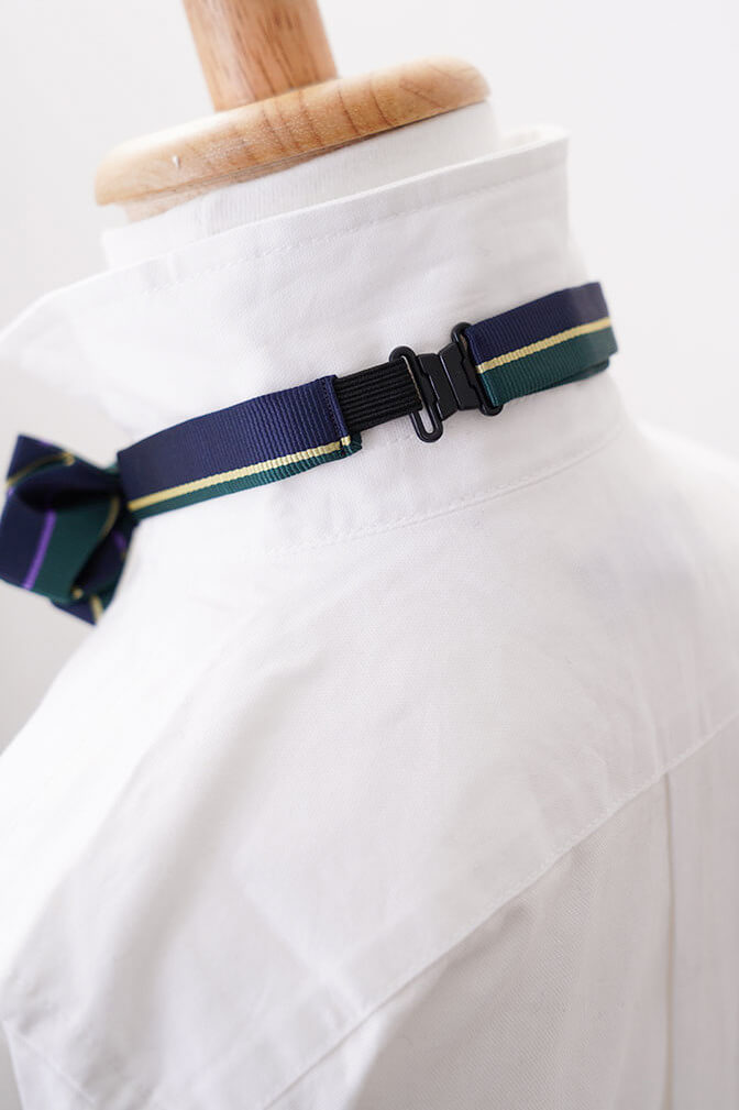 ブラックのチェック×ボウタイキッズフォーマルセット