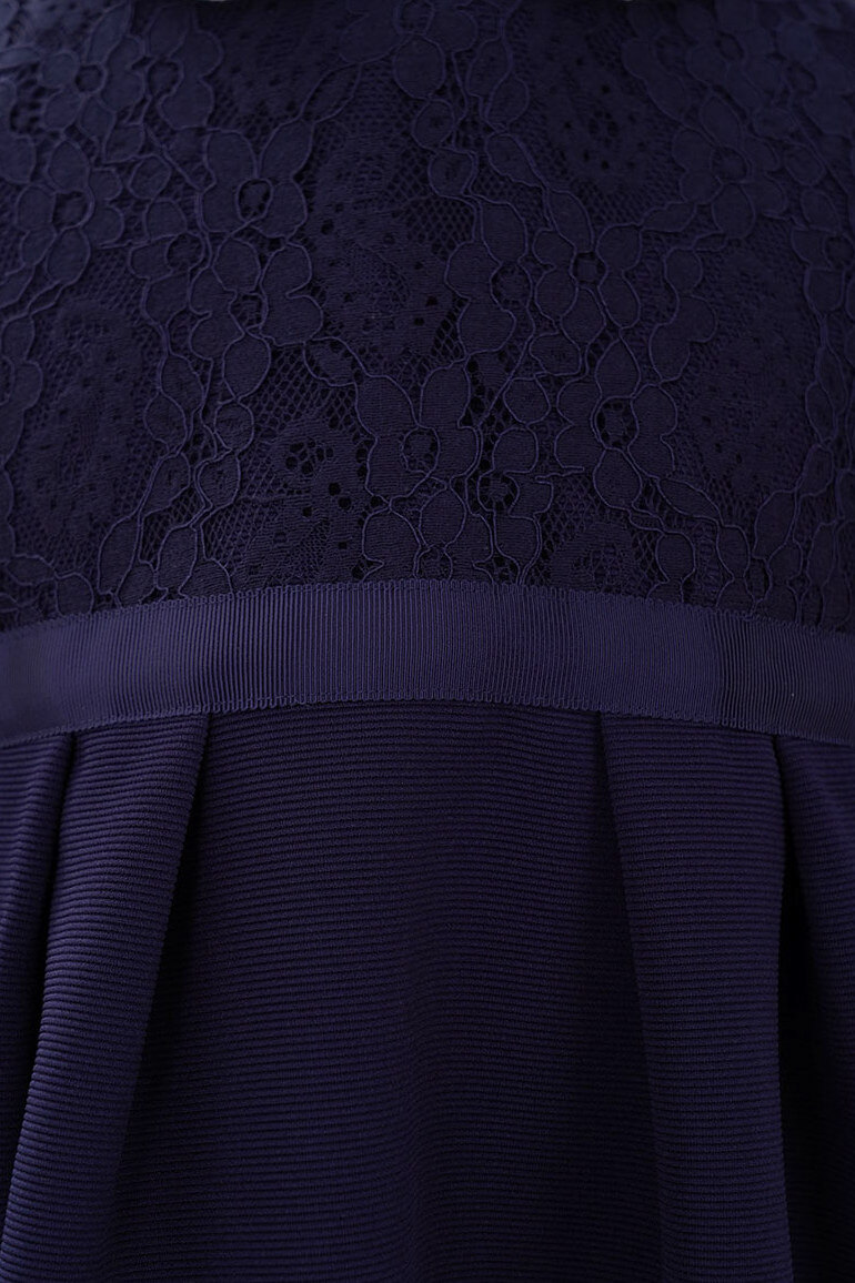 ネイビーのクラシカルボレロキッズフォーマルセット