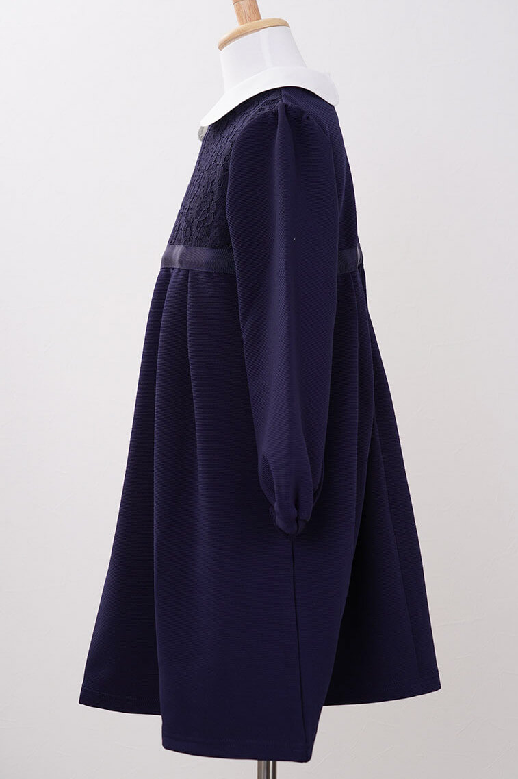 ネイビーのクラシカルボレロキッズフォーマルセット