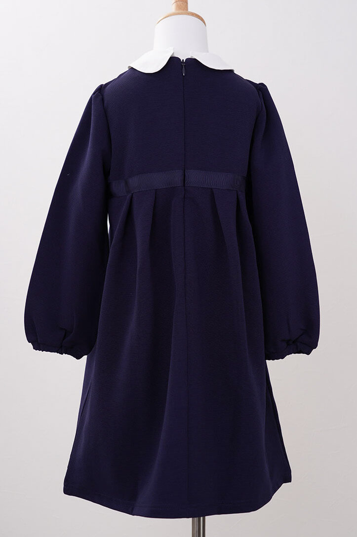 ネイビーのクラシカルボレロキッズフォーマルセット