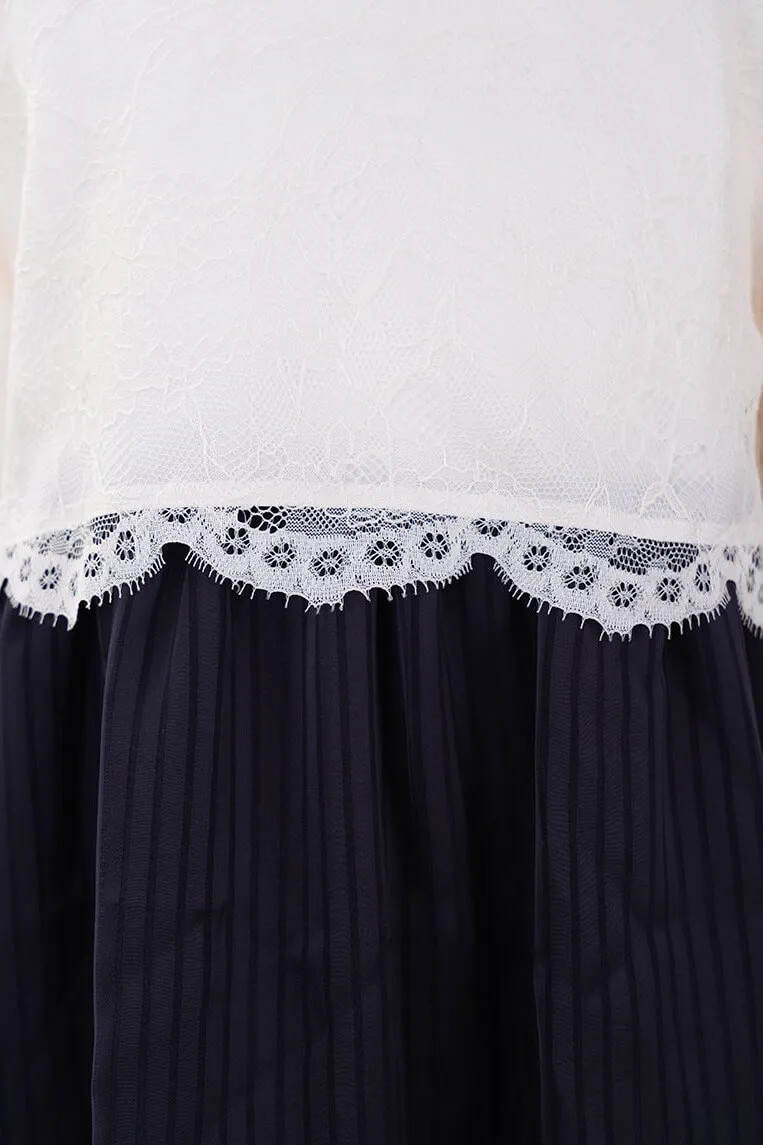 ネイビーのストライプキッズフォーマルセット