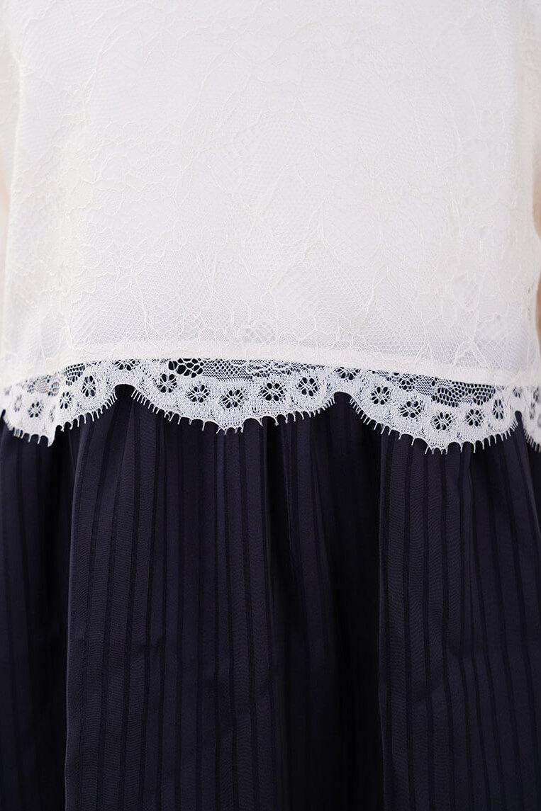 ネイビーのストライプキッズフォーマルセット