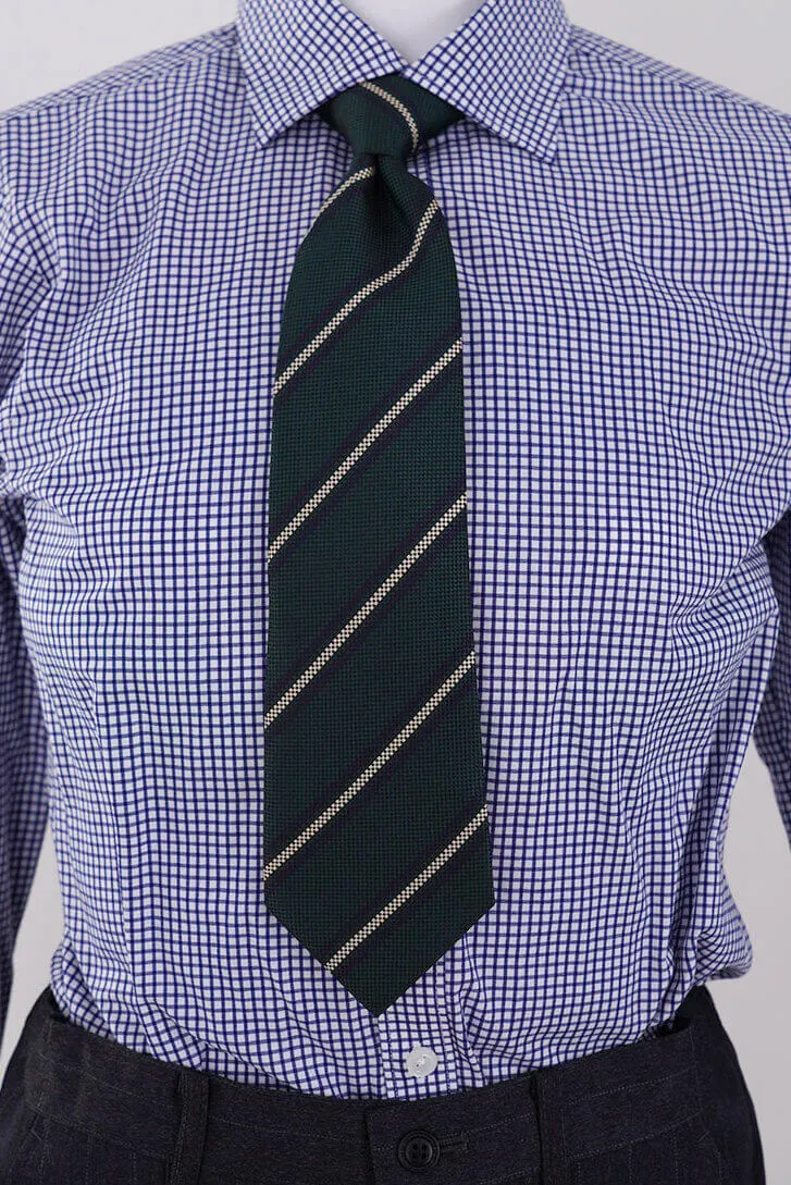 ネイビーのシャドーストライプキッズフォーマルセット