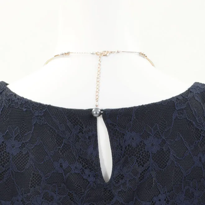 ゴールドのビジューストーンチョーカー