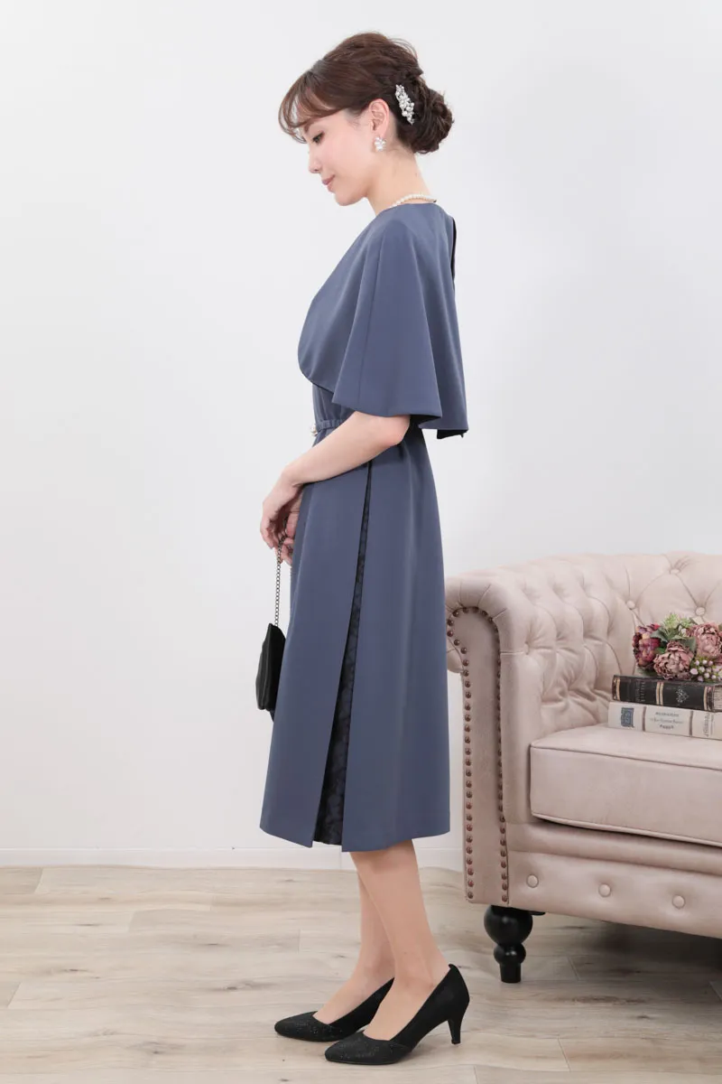 シルバーのフラワーコーム