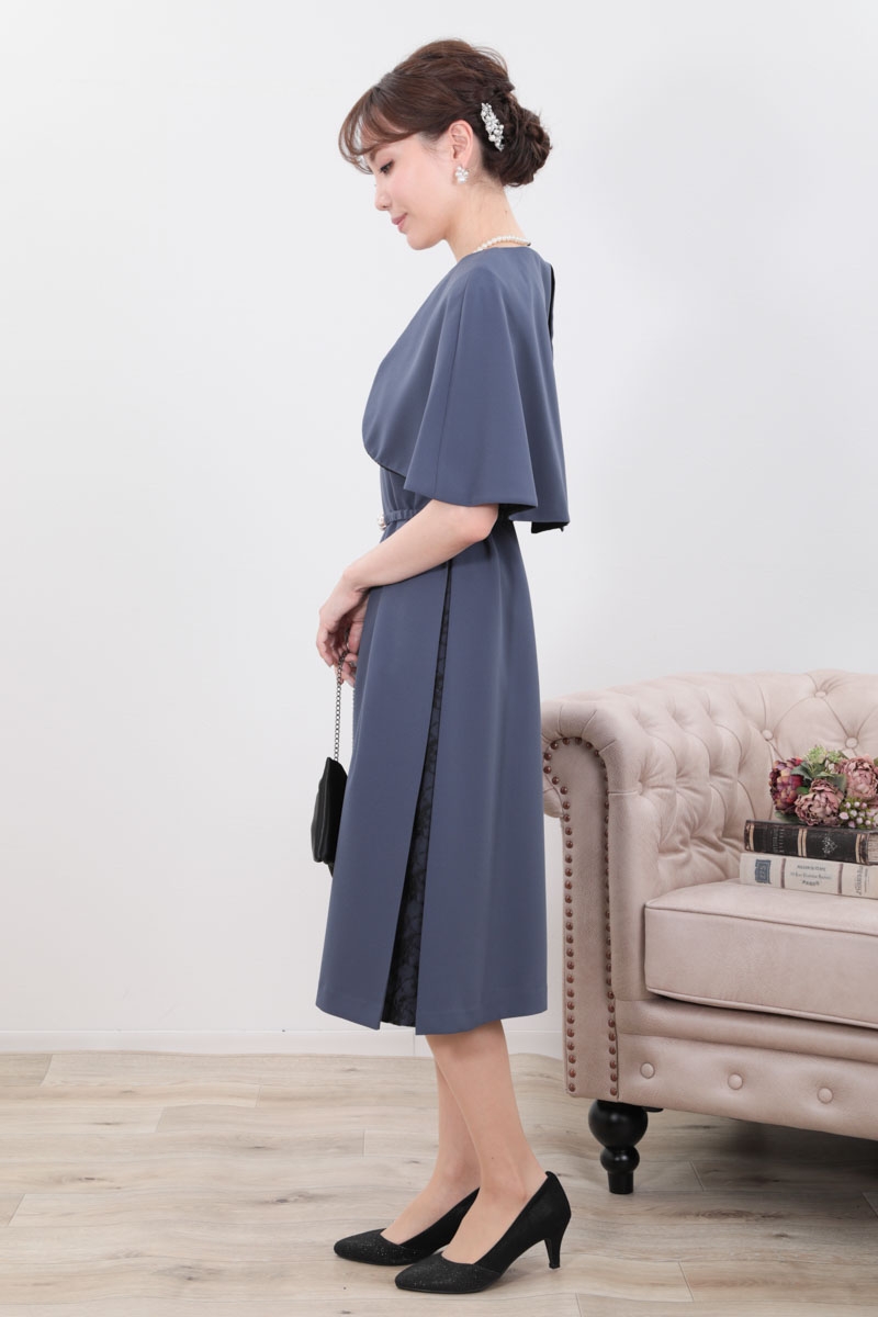 シルバーのフラワーコーム