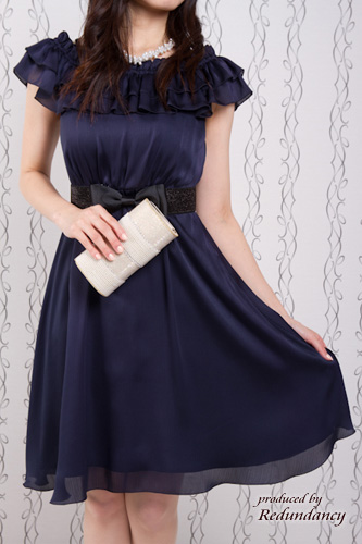 ブラックのリボンベルト