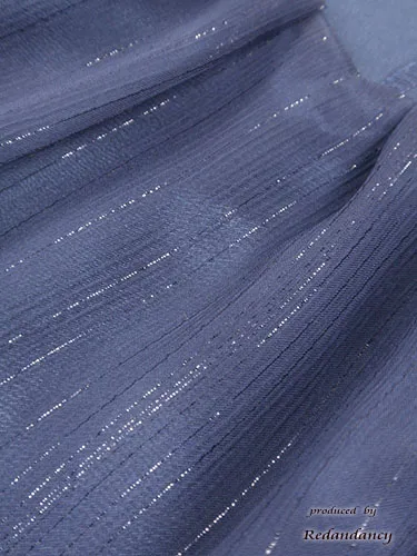 ネイビーのショルダーリボンミニ丈フリルドレスコーディネートセット