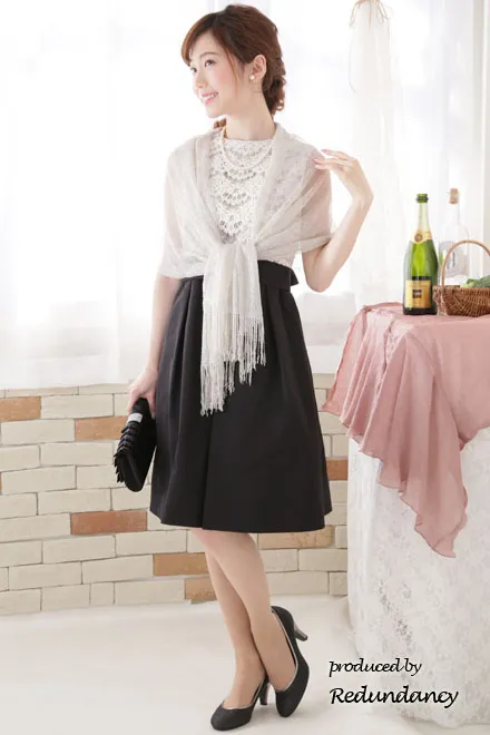 ゴールドのラメ入りストール