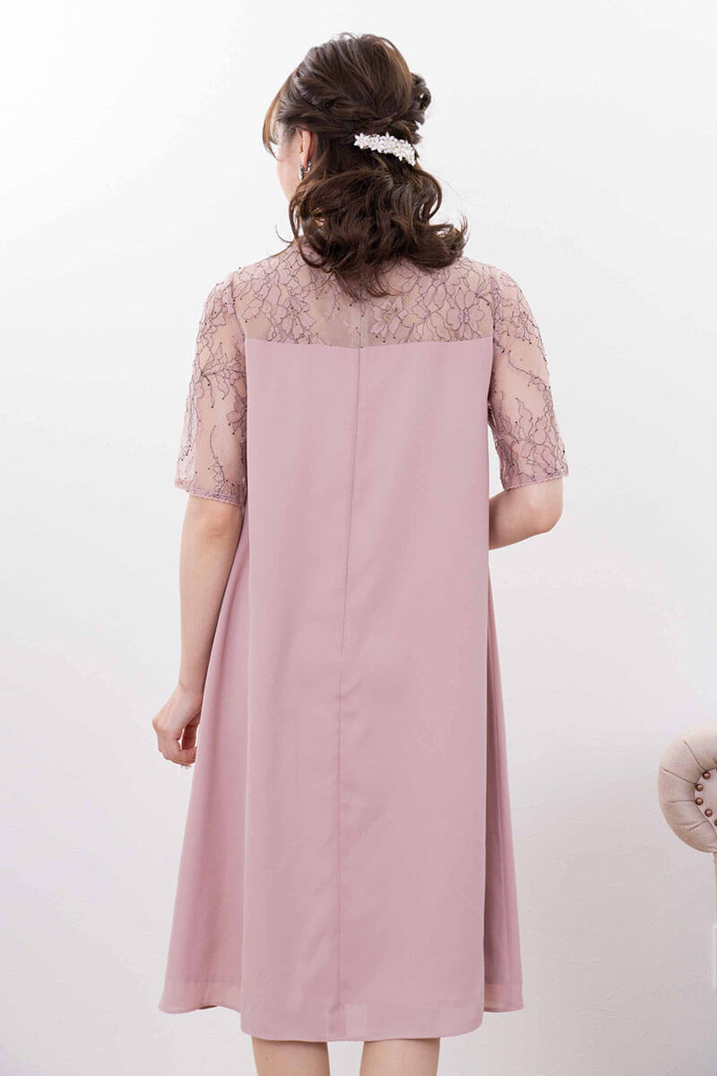 フラワーとミニパールのバレッタ