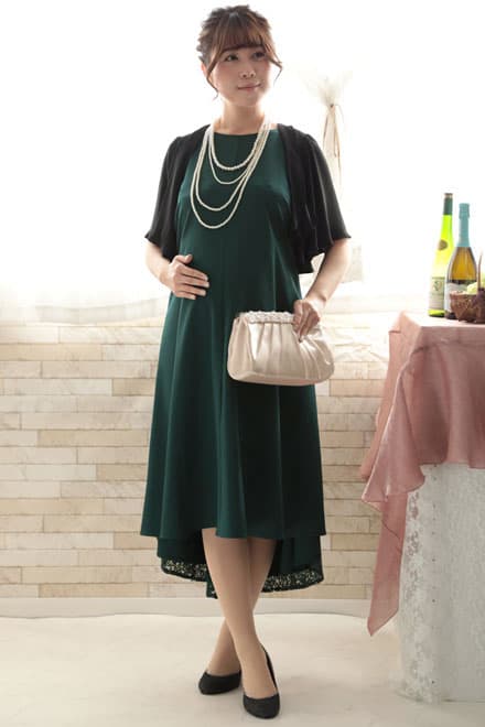 ホワイトパールの四連ロングネックレス