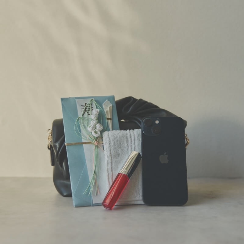 ブラックのリュバンバッグ