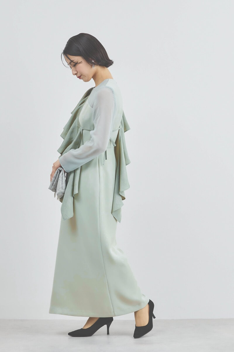 ミントのセットショールメニーウェイドレス