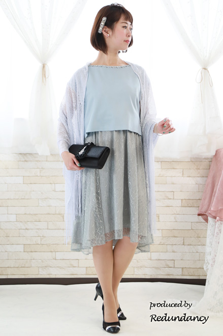 シルバーのパールとビジュー付バングル