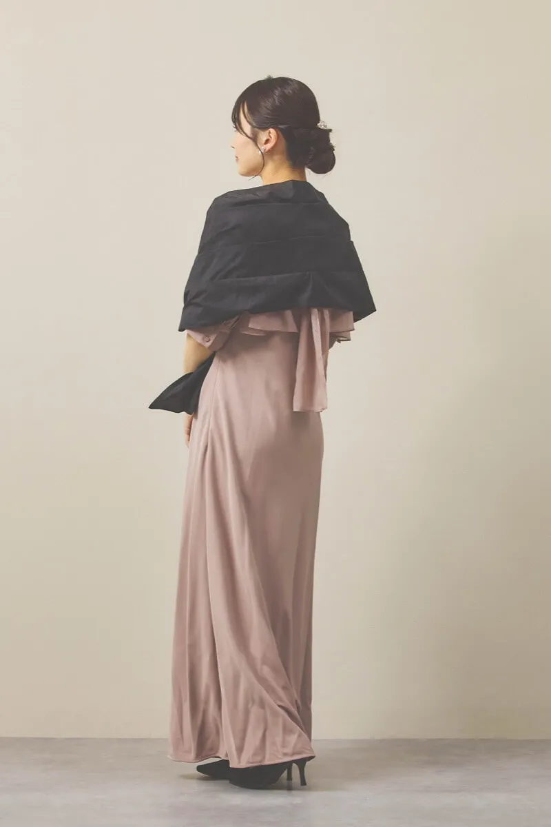 モカのバックリボンボレロセットドレス